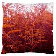 Red Goldenrod Standard Flano Cushion Case (one Side) by okhismakingart