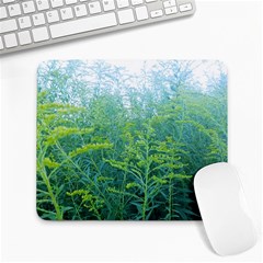 Turquoise Goldenrod Large Mousepads by okhismakingart