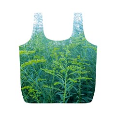 Turquoise Goldenrod Full Print Recycle Bag (m) by okhismakingart