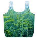 Turquoise Goldenrod Full Print Recycle Bag (XL) Front