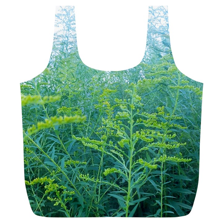 Turquoise Goldenrod Full Print Recycle Bag (XL)