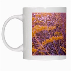 Pink Goldenrod White Mugs by okhismakingart