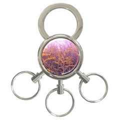 Pink Goldenrod 3-ring Key Chains by okhismakingart