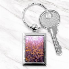 Pink Goldenrod Key Chains (rectangle)  by okhismakingart