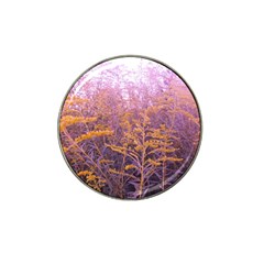 Pink Goldenrod Hat Clip Ball Marker by okhismakingart