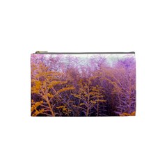 Pink Goldenrod Cosmetic Bag (small) by okhismakingart