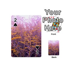 Pink Goldenrod Playing Cards 54 (mini) by okhismakingart