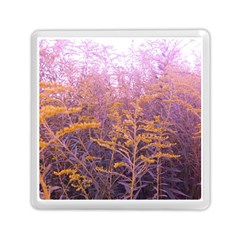 Pink Goldenrod Memory Card Reader (square) by okhismakingart