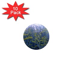 Blue Goldenrod 1  Mini Magnet (10 Pack)  by okhismakingart