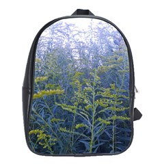 Blue Goldenrod School Bag (large) by okhismakingart