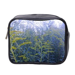 Blue Goldenrod Mini Toiletries Bag (two Sides) by okhismakingart