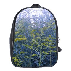 Blue Goldenrod School Bag (xl) by okhismakingart