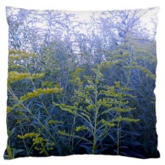 Blue Goldenrod Standard Flano Cushion Case (one Side) by okhismakingart