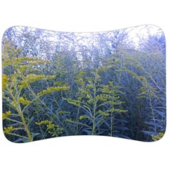 Blue Goldenrod Velour Seat Head Rest Cushion