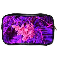 Pink And Blue Sideways Sumac Toiletries Bag (two Sides) by okhismakingart