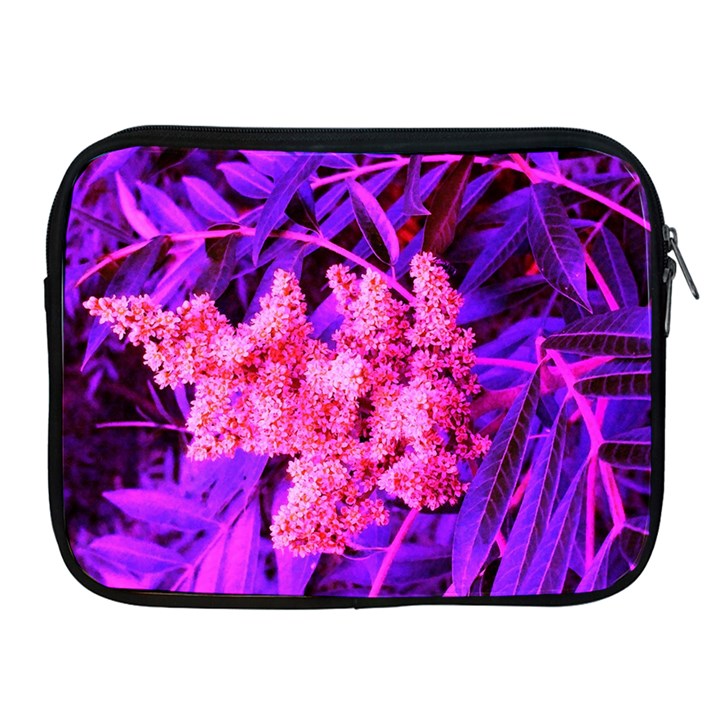 Pink and Blue Sideways Sumac Apple iPad 2/3/4 Zipper Cases