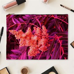 Pink Sideways Sumac Cosmetic Bag (xl) by okhismakingart