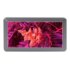 Pink Sideways Sumac Memory Card Reader (mini) by okhismakingart