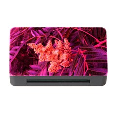 Pink Sideways Sumac Memory Card Reader With Cf by okhismakingart