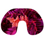 Pink Sideways Sumac Travel Neck Pillows Front