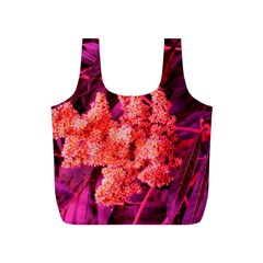 Pink Sideways Sumac Full Print Recycle Bag (s) by okhismakingart