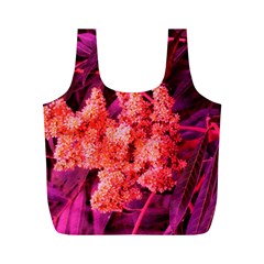 Pink Sideways Sumac Full Print Recycle Bag (m) by okhismakingart