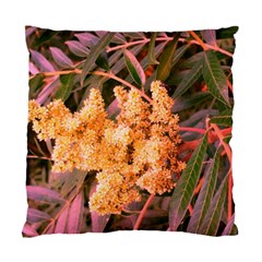 Pale Yellow And Green Sideways Sumac Standard Cushion Case (one Side) by okhismakingart