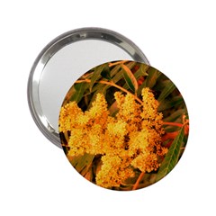 Yellow Sideways Sumac 2 25  Handbag Mirrors by okhismakingart