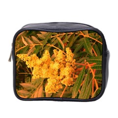 Yellow Sideways Sumac Mini Toiletries Bag (two Sides) by okhismakingart