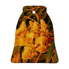 Yellow Sideways Sumac Ornament (bell) by okhismakingart