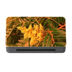 Yellow Sideways Sumac Memory Card Reader With Cf by okhismakingart