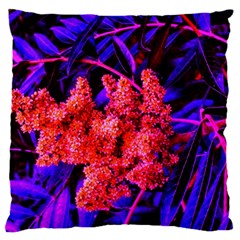 Red And Blue Sideways Sumac Standard Flano Cushion Case (two Sides) by okhismakingart