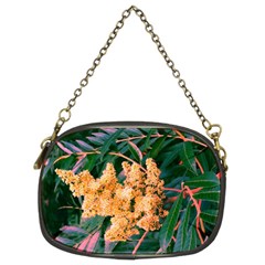 Green And Gold Sideways Sumac Chain Purse (two Sides) by okhismakingart