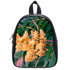 Green And Gold Sideways Sumac School Bag (small) by okhismakingart