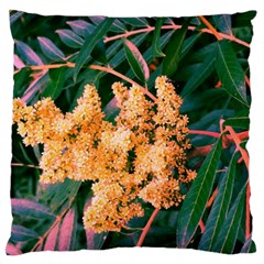 Green And Gold Sideways Sumac Standard Flano Cushion Case (one Side) by okhismakingart