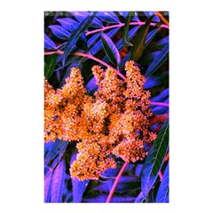 Blue and Gold Sideways Sumac Shower Curtain 48  x 72  (Small) 