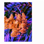 Blue and Gold Sideways Sumac Large Garden Flag (Two Sides) Front