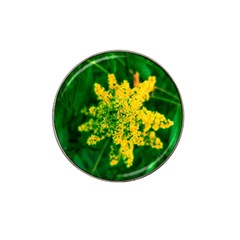 Yellow Sumac Bloom Hat Clip Ball Marker by okhismakingart