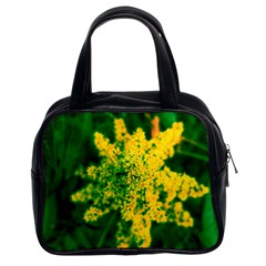 Yellow Sumac Bloom Classic Handbag (two Sides) by okhismakingart