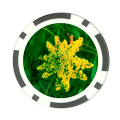 Yellow Sumac Bloom Poker Chip Card Guard (10 Pack) by okhismakingart