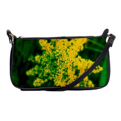 Yellow Sumac Bloom Shoulder Clutch Bag by okhismakingart