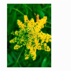 Yellow Sumac Bloom Small Garden Flag (two Sides) by okhismakingart