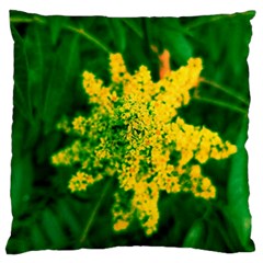 Yellow Sumac Bloom Standard Flano Cushion Case (two Sides) by okhismakingart