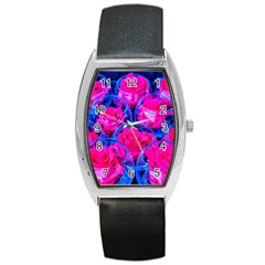 Rose Bowls Barrel Style Metal Watch by okhismakingart