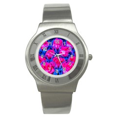 Rose Bowls Stainless Steel Watch by okhismakingart