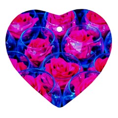 Rose Bowls Heart Ornament (two Sides) by okhismakingart