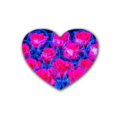 Rose Bowls Heart Coaster (4 Pack)  by okhismakingart