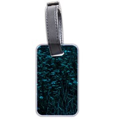 Dark Green Queen Anne s Lace Hillside Luggage Tags (two Sides) by okhismakingart