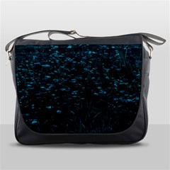 Dark Green Queen Anne s Lace Hillside Messenger Bag by okhismakingart