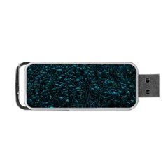 Dark Green Queen Anne s Lace Hillside Portable Usb Flash (one Side) by okhismakingart